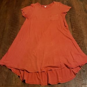 Lularoe Carly Tye-dye orange